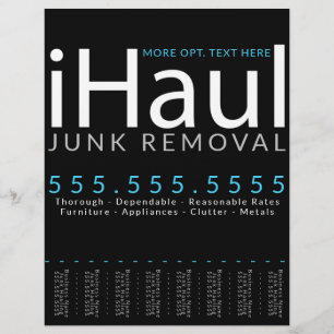Flyer iHaul. Mover-se transportando a propaganda de