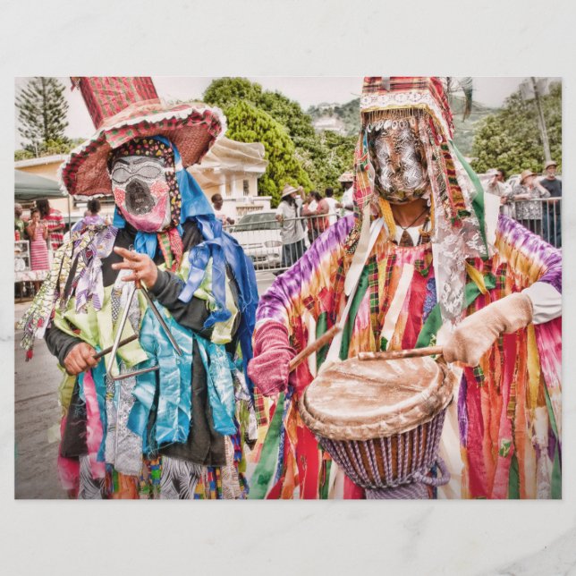 Flyer Ilhas Virgens Americanas Masqueraders West End (Frente)