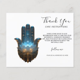 Flyer Iluminação do Lótus | Design da Mão Hamsa