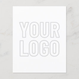 Flyer Iluminar Automaticamente O Logotipo Para Fundo