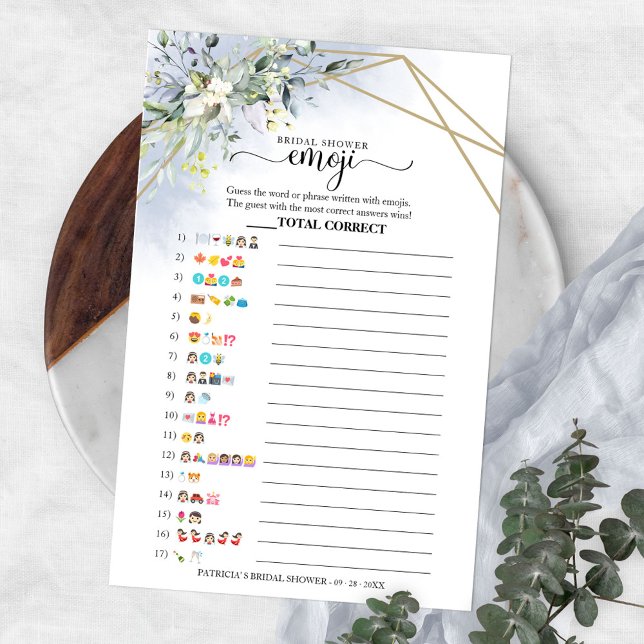 Flyer Imagem Emoji, Chá de panela Geométrico (Criador carregado)