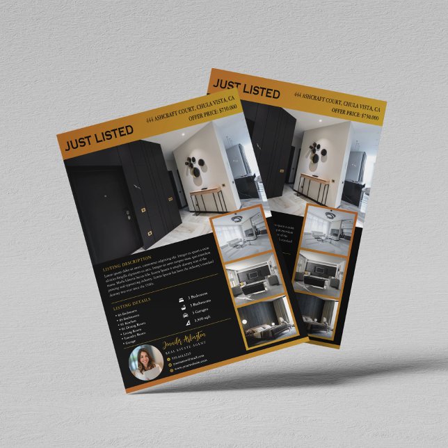Flyer Imóveis Modernos | Propriedade de Luxo  (Criador carregado)