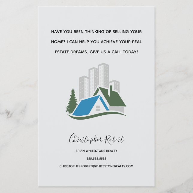 Flyer Imóveis Simples (Frente)