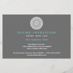 Flyer Impressão Ciana Divina Horizontal