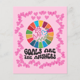 Flyer Impressão de eco-inspiração - Ofertas de Objetivos