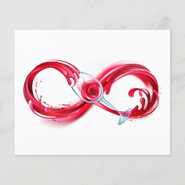 Flyer Infinidade com vinho tinto (Frente)