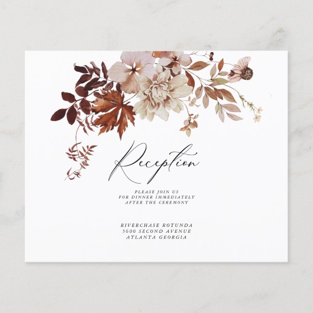 Flyer Informações de Recepção de Queda Inserir |Folheto  (Frente)