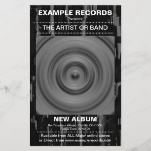 Flyer Início do Novo Álbum - Tinta Texturizada
