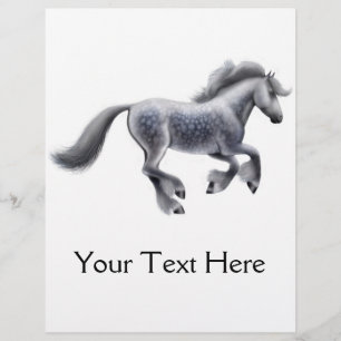 Flyer Insecto cinzento Dappled do cavalo de esboço