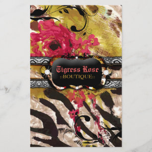 Flyer Insecto cor-de-rosa da zebra de 311 Tigress