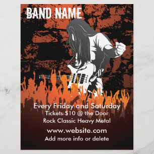 Flyer Insecto da música de concerto da banda