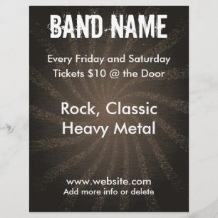 Flyer Insecto da música do redemoinho do Grunge