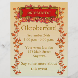 Flyer Insecto de Oktoberfest