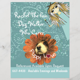 Flyer Insecto do caminhante do cão