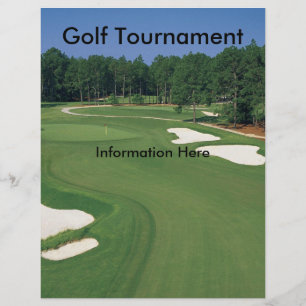 Flyer Insecto do competiam do golfe