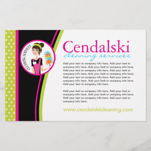 Flyer Insecto do serviço da limpeza