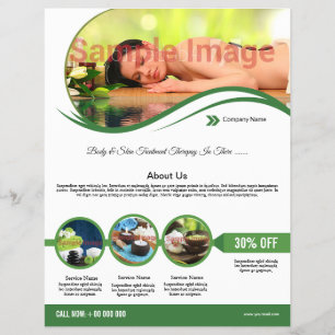 Flyer Insecto dos termas e do salão de beleza