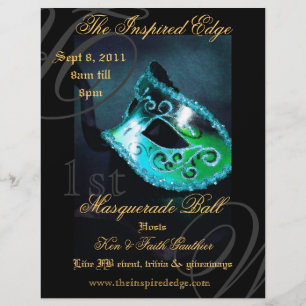 Flyer Insecto elegante do evento do partido da bola de