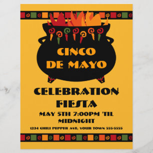 Flyer Insecto quente & picante da festa