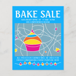 Flyer insectos da venda do assar