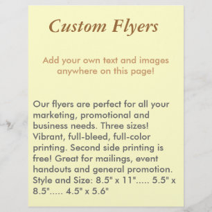 Flyer Insectos feitos sob encomenda