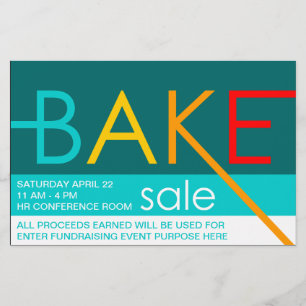 Flyer insectos tipográficos da venda do assar