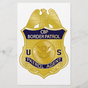 Flyer Insígnia da Patrulha de Fronteira dos Estados Unid