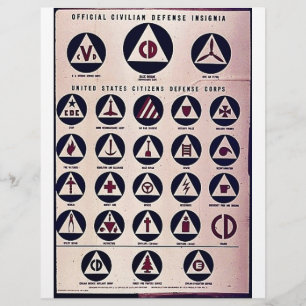 Flyer Insígnia de Defesa Civil Oficial