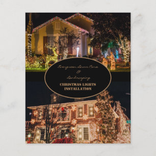 Flyer Instalação de Luzes de Natal 2 Foto