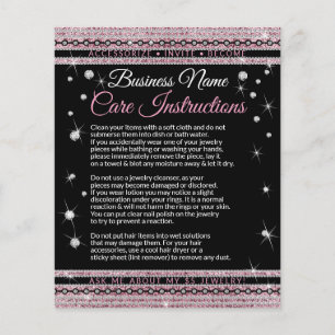 Flyer Instruções de cuidado Evite 5 SS