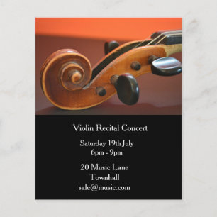 Flyer Instrumento de corda violenta Desempenho musical C