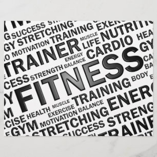 Flyer Instrutor & aviador pessoais do fitness center