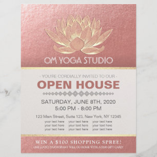 Flyer Instrutor de Meditação do YOGA Studio Open House