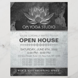 Flyer Instrutor de Meditação do YOGA Studio Open House L