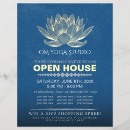 Flyer Instrutor de Meditação do YOGA Studio Open House L