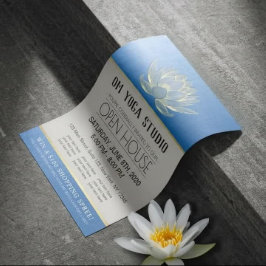 Flyer Instrutor de Meditação do YOGA Studio Open House L