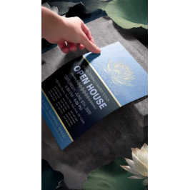 Flyer Instrutor de Meditação do YOGA Studio Open House L