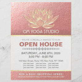 Flyer Instrutor de Meditação do YOGA Studio Open House L