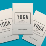 Flyer Instrutor Elegante Faux Silver Yoga mínimo<br><div class="desc">Modelo simples personalizável com fundo falso prateado. Você pode personalizar com seu texto.</div>