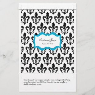 Flyer Invólucro de Bar doce   Nova Orleans Turquoise