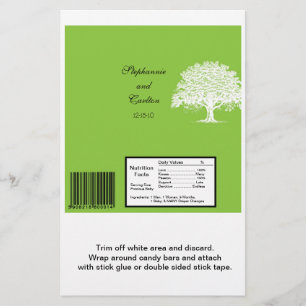 Flyer Invólucro grande de Bar primavera Tree Green/White