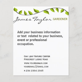 Flyer Jardim Folha Verde