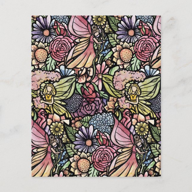 Flyer Jardins Láteos Jardins Flores Feiras (Frente)