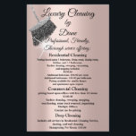 Flyer Jasmine Clearing House Mantendo Rosa Silver<br><div class="desc">Como fornecedor de serviços de limpeza, é essencial promover a sua empresa para alcançar uma audiência mais ampla e atrair mais clientes. Uma das maneiras mais eficazes de fazer isso é projetando um folheto ou folheto que mostre seus serviços e preços de uma forma visualmente atraente. Uma brochura bem projetada...</div>