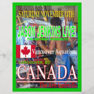 FLYER JASON JENKINS AO VIVO NO CANADÁ