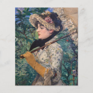 Flyer Jeanne (Primavera) Por Édouard Manet