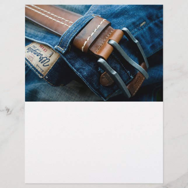 Flyer Jeans azuis (Frente)