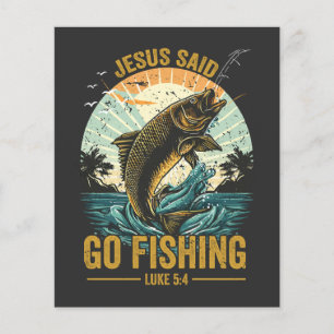 Flyer Jesus Disse Vá Pescar Lucas 5 4 