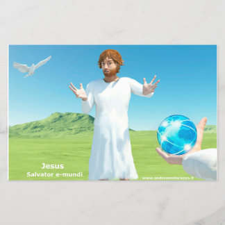 Flyer Jesus Salavator e - mundi