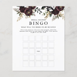 Flyer Jogo de Bingo para Chá de Noiva
